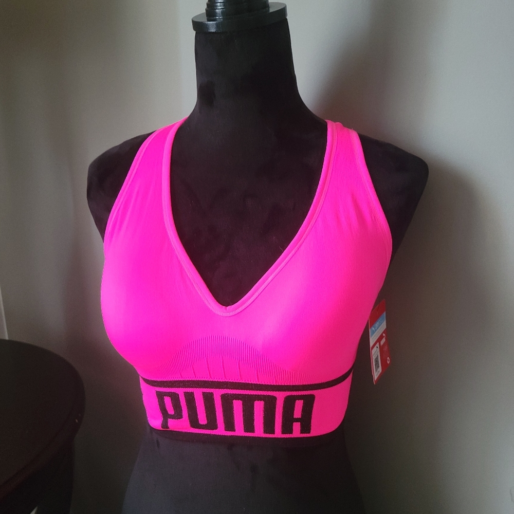 Puma Moisture Wicking Sports Bra  NWT